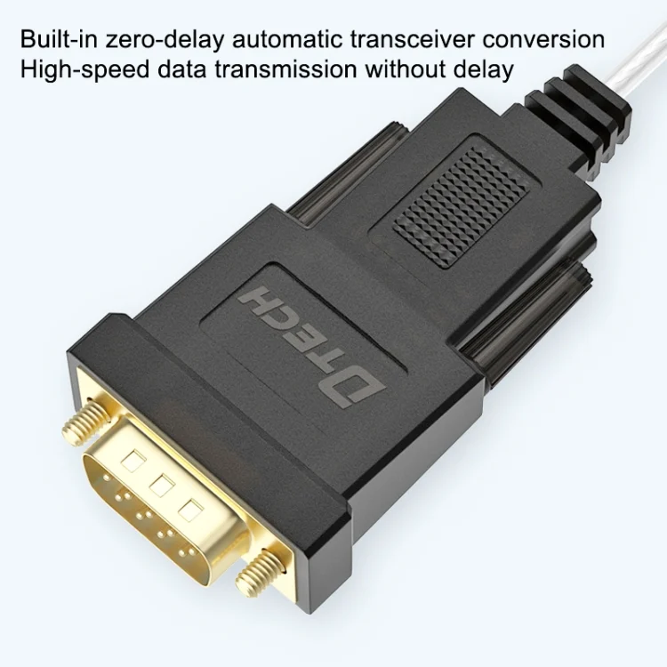 TBD06024566_3.webp DTECH DT-5002F 1m USB To RS232 Serial Line DB9 Needle COM Port - Image 4