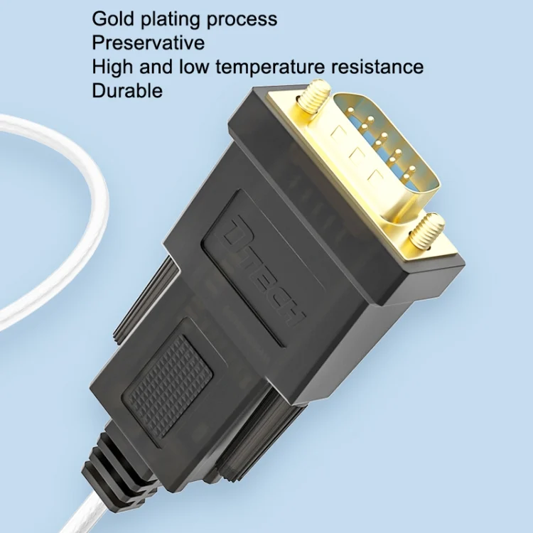 TBD06024566_5.webp DTECH DT-5002F 1m USB To RS232 Serial Line DB9 Needle COM Port - Image 6