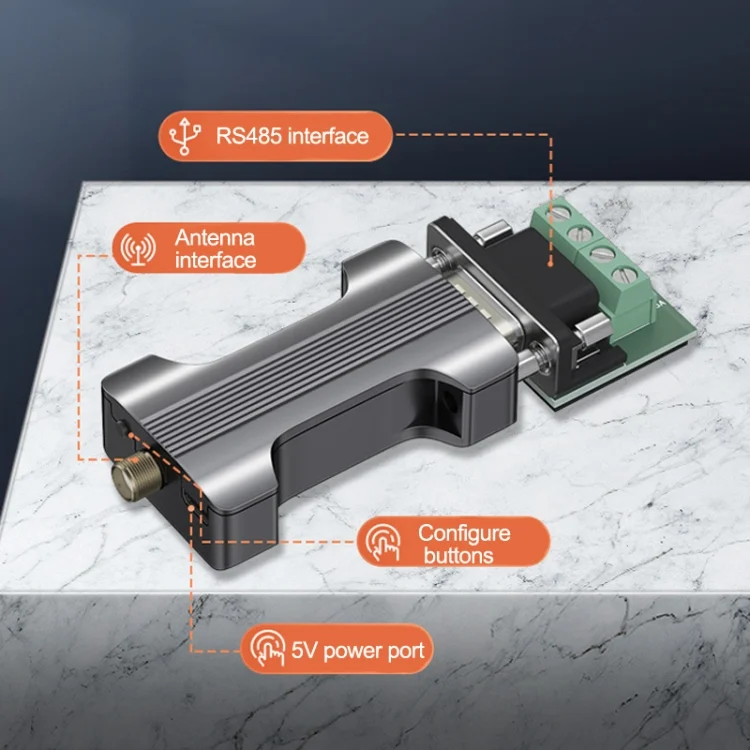TBD06024606_5.webp DTECH IOT5060A RS485 To LORA Serial Port Wireless Transmission Module - Image 6