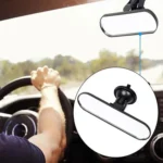 CZC-220 Car Strong Suction Cup Big Vision Flat Rearview Mirror - Image 7
