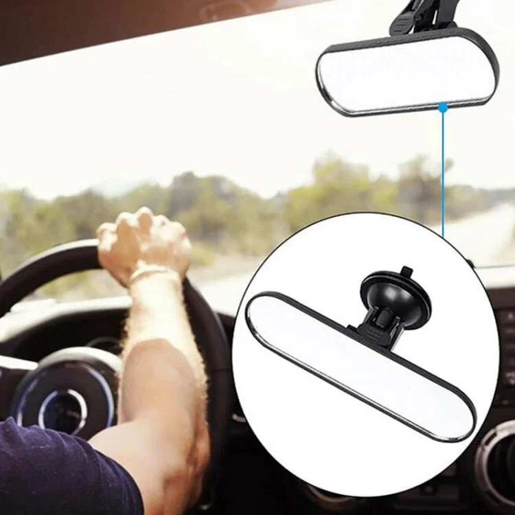 TBD0602482901_B6.webp CZC-220 Car Strong Suction Cup Big Vision Flat Rearview Mirror - Image 7