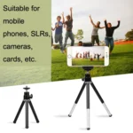 2PCS Projector Phone Stand Desktop Portable Telescopic Mini Metal Tripod, Style: - Image 5