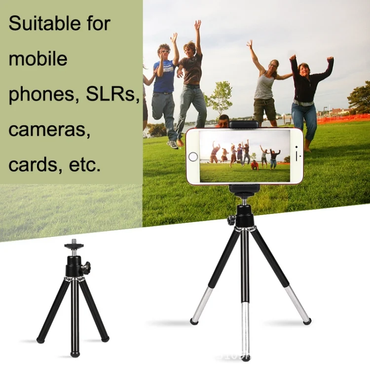 TBD0602501501_B4.webp 2PCS Projector Phone Stand Desktop Portable Telescopic Mini Metal Tripod, Style: - Image 5