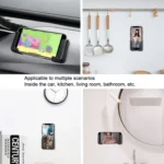 5 Pairs Car Mobile Phone Bracket Dashboard Navigation Paste Adjustable Bracket - Image 6