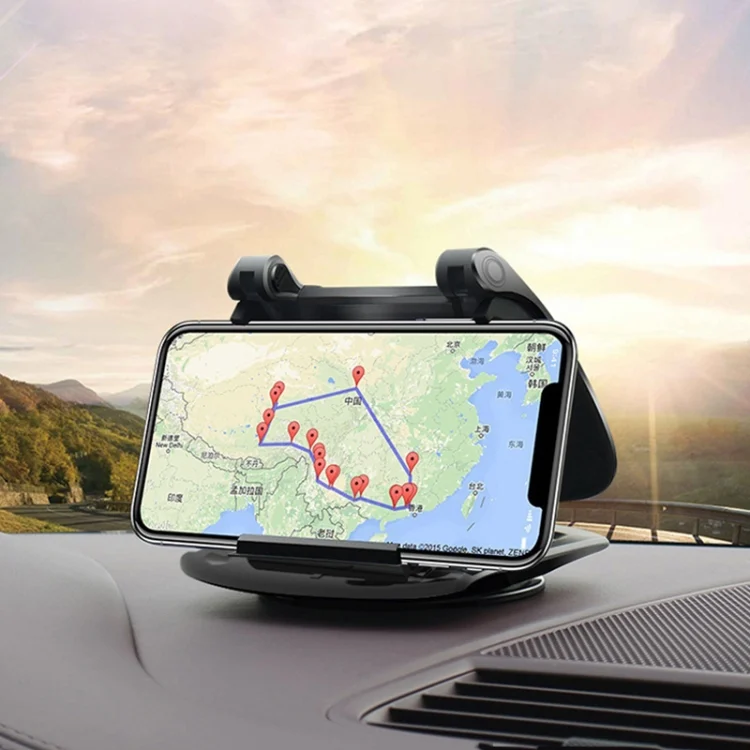 TBD0602521901A.webp MM002 Car Dashboard Mobile Phone Holder Car Silicone Rotary Navigation Mobile Phone Holder - Image 1