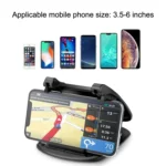 MM002 Car Dashboard Mobile Phone Holder Car Silicone Rotary Navigation Mobile Phone Holder - Image 5