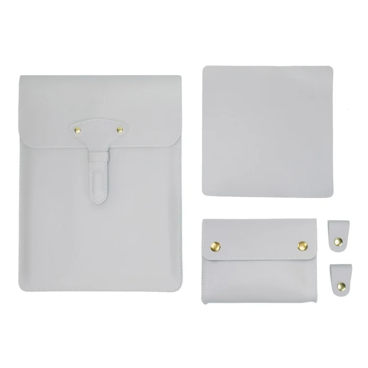 S177 3 In 1 Leather Waterproof Laptop Liner Bags