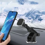 Telescopic Suction Cup Magnetic Suction Car Navigation Desktop Phone Bracket