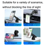 Telescopic Suction Cup Magnetic Suction Car Navigation Desktop Phone Bracket - Image 7