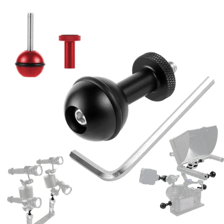 TBD0602573501_B1.webp Ball Head Adapter Adjustable Screw Fixed Mount  Camera Underwater Diving Photography Lights Bracket - Image 2