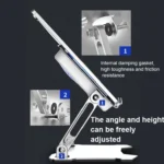 X16 Tablet PC Holder Aluminum Alloy Laptop Radiator with 4 Fans - Image 4