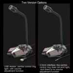 JK Omni-directional Pick-up Microphone Built-in Sound Card  Flexible Gaming Mic - Image 2