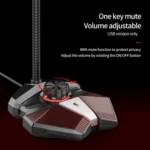 JK Omni-directional Pick-up Microphone Built-in Sound Card  Flexible Gaming Mic - Image 3