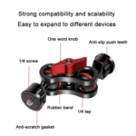 2 PCS SLR Camera Stabilizer Rabbit Cage Monitor Gimbal Bracket External Flash - Image 6