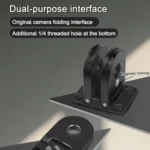 Metal Folding Magnetic Replacement Base for GoPro HERO13 Black/HERO12 Black /HERO11 Black /HERO10 Black / HERO9 Black / HERO8 Black/MAX - Image 5