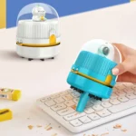 Desktop Vacuum Fan Charging Cleaning Machine Rubber Dandruff Keyboard Cleaner - Image 6