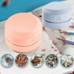 2PCS Desktop Mini Vacuum Cleaner Rubber Confetti Keyboard Cleaner - Image 2
