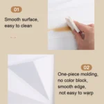 PVC Material Stereo 3D Shooting Background Board Photo Props,50 X 50cm - Image 3