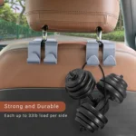 10PCS A-3 Car Hidden Seat Back Hook Multifunctional Rear Phone Holder Hook - Image 3