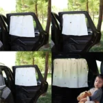 Car Window Summer Heat Insulation Sunshade Curtain Cotton Sun Block - Image 2