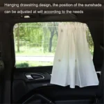 Car Window Summer Heat Insulation Sunshade Curtain Cotton Sun Block - Image 5