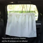 Car Window Summer Heat Insulation Sunshade Curtain Cotton Sun Block - Image 6