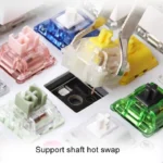 Bluetooth Wired 104-key Two-color Translucent Keycap Mechanical Keyboard - Image 4