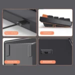 Bluetooth Wired 104-key Two-color Translucent Keycap Mechanical Keyboard - Image 5