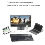 Bluetooth Wired 104-key Two-color Translucent Keycap Mechanical Keyboard - Image 6