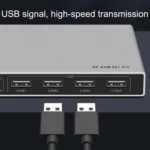 KYSW59 60HZ DP USB KVM Switch 2-in-1 Computer Sharing Device - Image 3