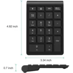 BT304 22 Keys Laptop Mini Wireless Keyboard, Spec: - Image 3