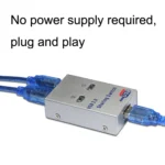 SW68 2 In 1 Switcher USB Manual Print Sharer, Color: Black - Image 3