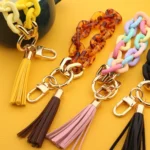 Keychain Ladies Acrylic Bracelet Jewelry - Image 4