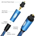 EMK Male To Female SPDIF Paired Digital Optical Audio Extension Cable, Cable Length: - Image 3