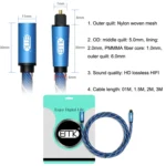 EMK Male To Female SPDIF Paired Digital Optical Audio Extension Cable, Cable Length: - Image 6