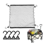 2PCS BL-220321 Outdoor Travel Camper Net Pocket Garden Trolley Fixed Net Bag - Image 4