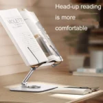 R03 Reading Bookshelf Desktop Non-rotatable Multi-function Liftable Tablet Bracket - Image 6