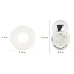 Mini Digital Camera Lens Selfie Mirror + Auxiliary Circle Set for FUJIFILM Instax Mini7+ - Image 3