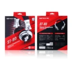 SENICC ST-80 Head-mounted HIFI Headset Spring Line Headset - Image 3