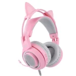 SOMIC G951PINK Head-mounted 7.1 Channel Anchor E-Sports Game Headset Wheat - Image 2