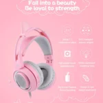 SOMIC G951PINK Head-mounted 7.1 Channel Anchor E-Sports Game Headset Wheat - Image 5