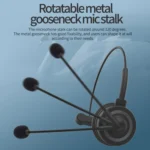 DANYIN BH69 Unilateral Bluetooth Business Talk Headset Customer Service Wireless Voice Wheat - Image 3