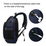 Cationic SLR Backpack Waterproof Photography Backpack with Headphone Cable Hole - Image 5
