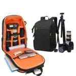 Oxford Cloth Waterproof Photography Backpack 17 Inch Laptop Backpack - Image 2