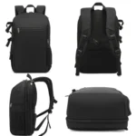 Oxford Cloth Waterproof Photography Backpack 17 Inch Laptop Backpack - Image 3