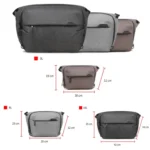 Portable Waterproof Photography SLR Camera Messenger Bag - Image 2