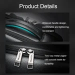 Bopai 61-70111 Cowhide Multi-compartment Waterproof Anti-theft Backpack with USB Charging Hole - Image 6