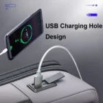 Bopai 61-121518 Multi-compartment Waterproof Expandable Backpack with USB Charging Hole - Image 5