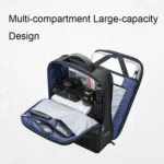 Bopai 61-120621A Outdoor Waterproof Laptop Backpack with USB Charging Port, Spec: - Image 3