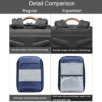 Bopai 61-120621A Outdoor Waterproof Laptop Backpack with USB Charging Port, Spec: - Image 7